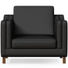 Fauteuil met armleuningen - Bekleed in leer - Mattathais image 7