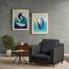 Fauteuil met armleuningen - Bekleed in leer - Mattathais image 7
