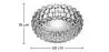 Plafondlamp - Plafond - Kristallen Ballen - 50 cm - Savoni image 7