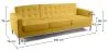 Kunstlederen Gestoffeerde Sofa - 3 zits - Konel image 7