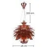 Bronzen Plafondlamp - Hanglamp Design Artichoke - Klein - Atrich image 7