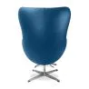 Fauteuil met voetenbankje - Ei-design - Gestoffeerd in kunstleer - Brave image 7