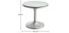 Ronde Salontafel - Aviator Stijl Bijzettafel - Metaal - Tulip image 7