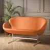 Gebogen Sofa - Gestoffeerd in Kunstleer - 2 zits - Svin image 7