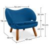 Stoffen fauteuil - Scandinavisch design - Pelitano image 7
