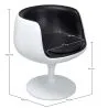 Silla de Salón - Silla de Diseño Blanca - Tapizada en Cuero - Geneva image 7