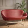 Gebogen Sofa - Gestoffeerd in Leer - 2 zits - Svin image 7