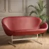Gebogen Sofa - Gestoffeerd in Leer - 2 zits - Svin image 7