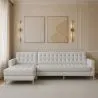 Design Chaise Lounge - Bekleed met kunstleer - Nova image 7