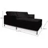 Design Chaise Lounge - Bekleed met kunstleer - Nova image 7