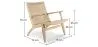 Loungestoel van Hout en Touw - Ambachtelijk Boho Bali Ontwerp - Birma image 7