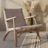 Loungestoel van Hout en Touw - Ambachtelijk Boho Bali Ontwerp - Birma image 7