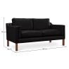 Kunstleer beklede sofa - 2 zits - Chaggai image 7