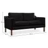Kunstleer beklede sofa - 2 zits - Chaggai image 7