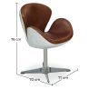 Fauteuil met armleuningen - Aviator Stijl - Leer & Metaal - Aviator image 7