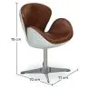 Fauteuil met armleuningen - Aviator Stijl - Leer & Metaal - Aviator image 7