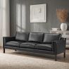 Sofa Gestoffeerd in Leder - 3 zits - Menache image 7