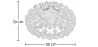 Plafondlamp - Plafond - Kristallen Ballen - 35 cm - Savoni image 7