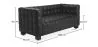 Leder Gestoffeerde Sofa - 2 zits - Nubus image 7