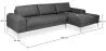 5 zits Chaise Lounge - bekleed met stof - Yomy image 7
