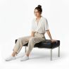 Design Bank - 2 zits - Bekleed met leer - Konel image 7
