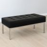 Design Bank - 2 zits - Bekleed met leer - Konel image 7