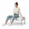 Design Bank - 2 zits - Bekleed met kunstleer - Konel image 7