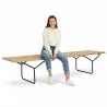 Noordse Stijl Houten Bank (180 cm) - Yean image 7