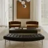 Gebogen Bank - Bekleed met kunstleer - Karlo image 7