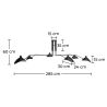 Plafondlamp - Flexo Lamp - 6 armen - George image 7