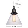 Plafondlamp - Hanglamp Industrieel Ontwerp - Hannah image 7