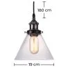 Plafondlamp - Hanglamp Industrieel Ontwerp - Hannah image 7