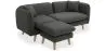 Linnen gestoffeerde chaise lounge - Scandinavische stijl - Vriga image 7