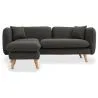 Linnen gestoffeerde chaise lounge - Scandinavische stijl - Vriga image 7