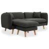 Linnen gestoffeerde chaise lounge - Scandinavische stijl - Vriga image 7