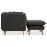 Linnen gestoffeerde chaise lounge - Scandinavische stijl - Vriga image 7
