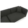 Linnen gestoffeerde chaise lounge - Scandinavische stijl - Vriga image 7