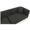 Linnen gestoffeerde chaise lounge - Scandinavische stijl - Vriga image 7