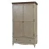 Country Chic Kledingkast - Gewaxed Hout image 7