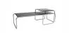Set van 2 Stapelbare Salontafels - Hout & Staal - Lacky image 7