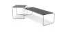 Set van 2 Salontafels - Hout & Metaal - Lacky image 7