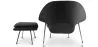Design Fauteuil met Voetsteun - Gestoffeerd - Womb image 7