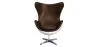Fauteuil met Armleggers - Aviator Stijl - Leder en Metaal - Cocoon image 7