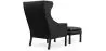 Design Fauteuil met Voetenbankje - Bekleed in Leder - Micah image 7