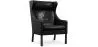 Design Fauteuil met Voetenbankje - Bekleed in Leder - Micah image 7