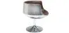 Silla de Salón - Silla de Diseño - Polipiel y Metal - Cognac image 7