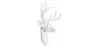 Wanddecoratie - Wit Elandenhoofd - Uka image 7