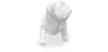 Decoratief sculptuur ontwerp Bulldog hars image 7