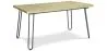 Rechthoekige eettafel - Industrieel - Hout & Metaal - 150cm - Hairpin image 9