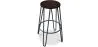 Ronde Kruk - Industrieel Ontwerp - Hout & Metaal - 66cm - Hairpin image 9
